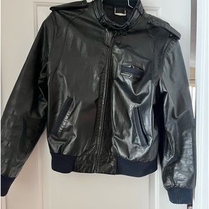 Vintage men’s 44 Members Only genuine, black leather jacket